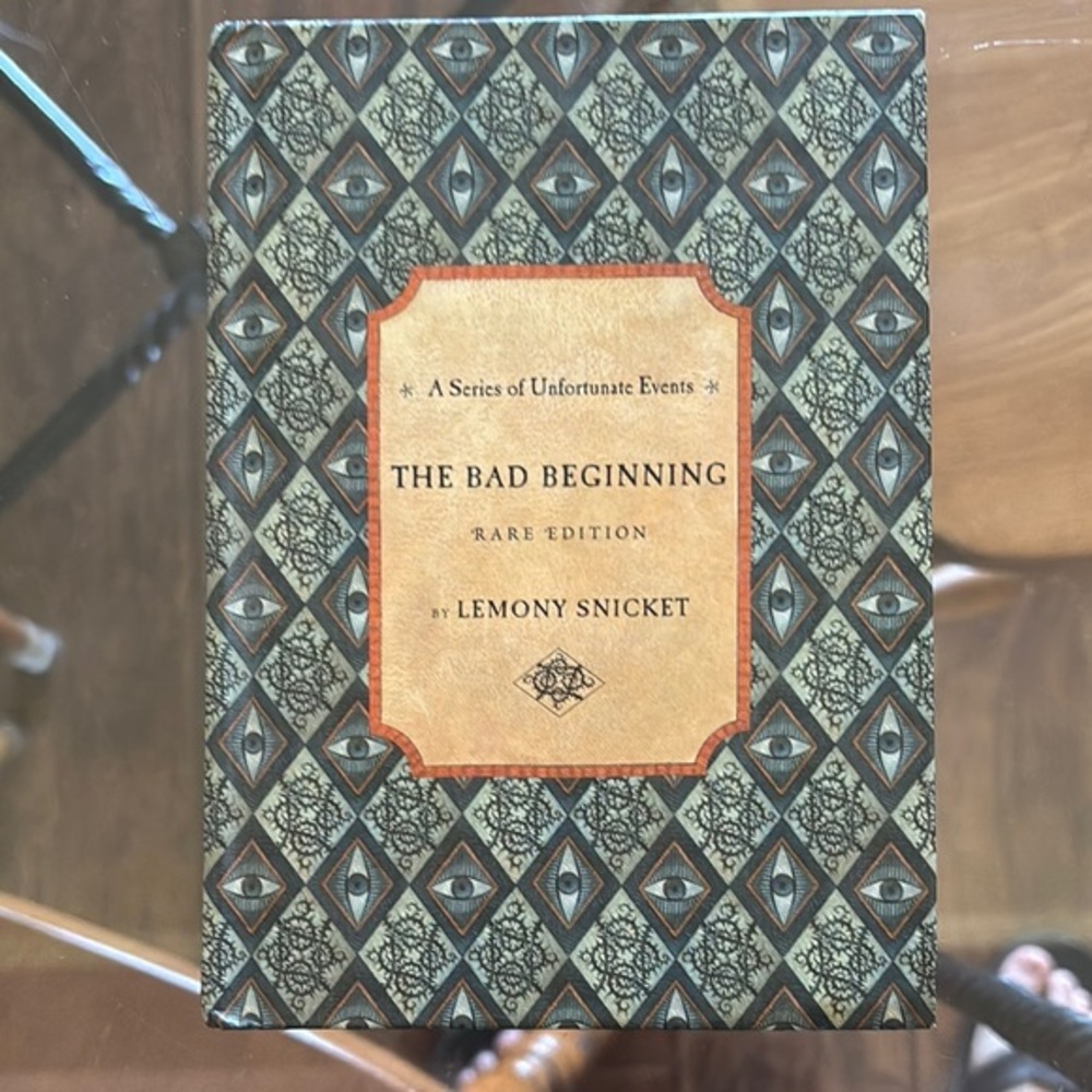 Vintage Decorative Lemony Snicket series of unfortunate Events The Bad Beginning